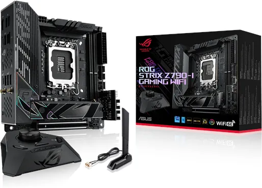 ASUS ROG STRIX Z790-I GAMING WIFI Moderkort - Intel Z790 - Socket Intel LGA1700 - RAM DDR5 - Mini-ITX