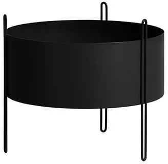 Woud Pidestall Blomkruka Medium Svart