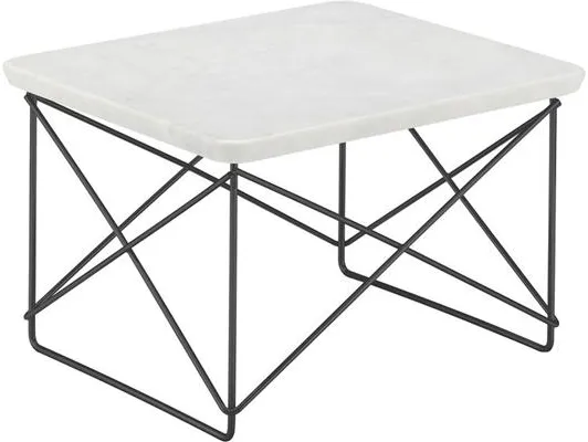 Vitra Occasional LTR Sängbord Ljus Marmor/Svart
