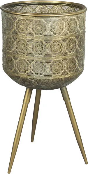 DUTCHBONE Botanisk blomkruka L - mässingsjärn